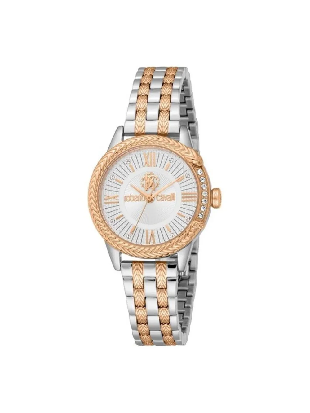NWT Roberto Cavalli Core Silver-tone Dial Ladies Watch